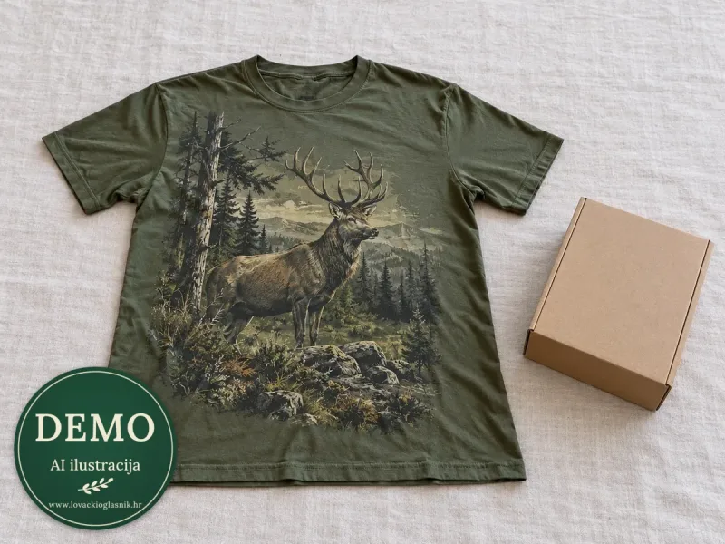 Deerhunter Logo majica — nekorišteno