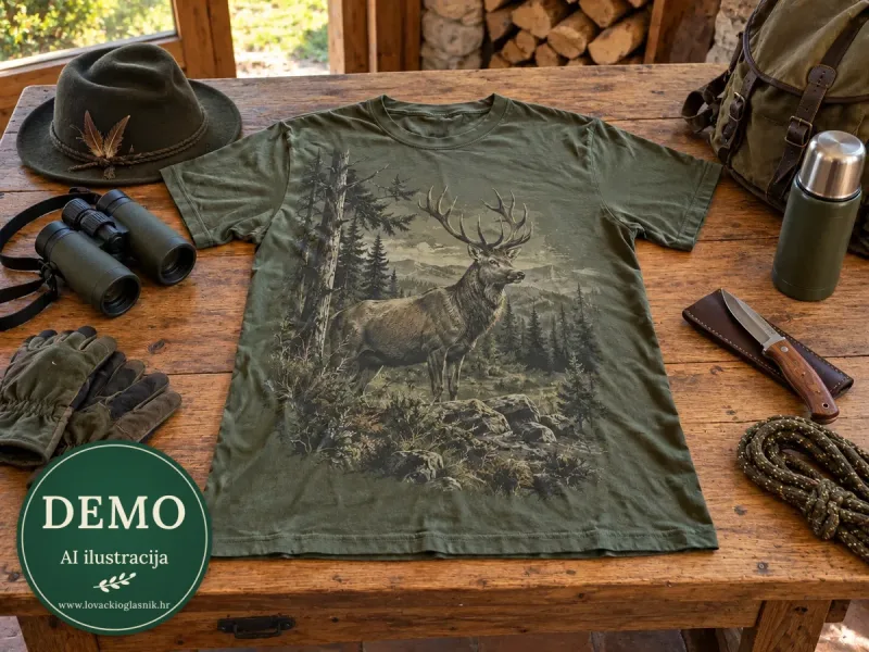 Deerhunter Logo majica — komplet s opremom