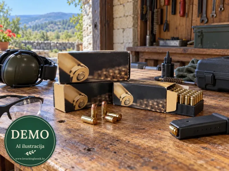 Sellier & Bellot 9 mm Luger — komplet s opremom