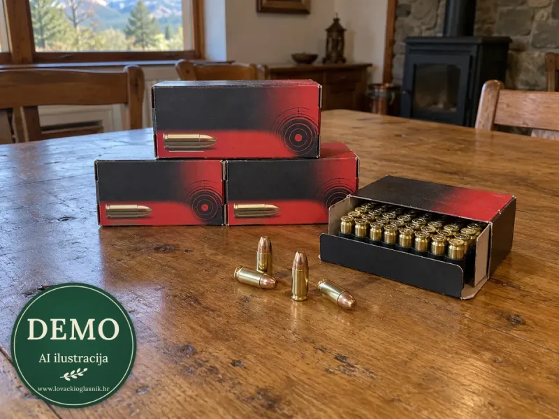 Geco 9 mm Luger — odlično očuvano