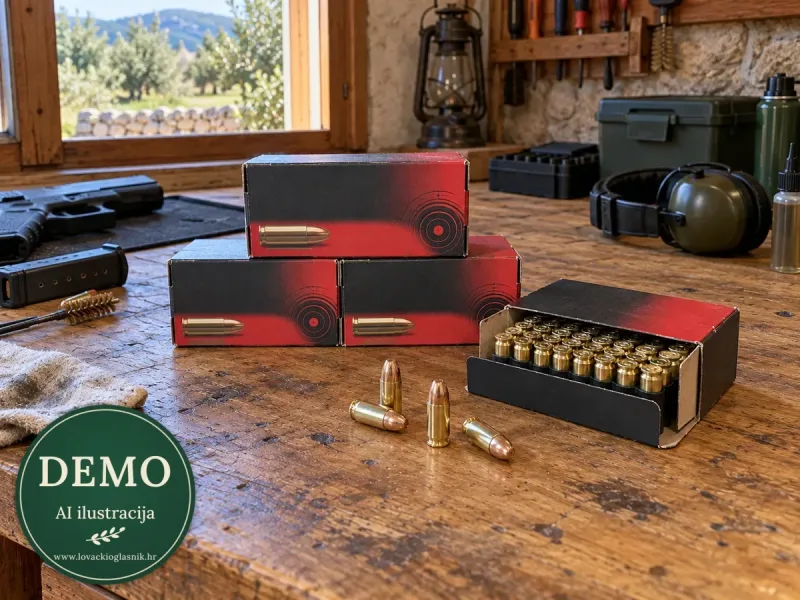 Geco 9 mm Luger — komplet s opremom