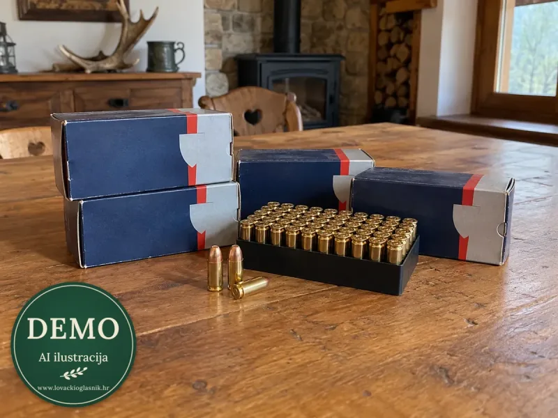 Fiocchi 9 mm Luger — odlično očuvano