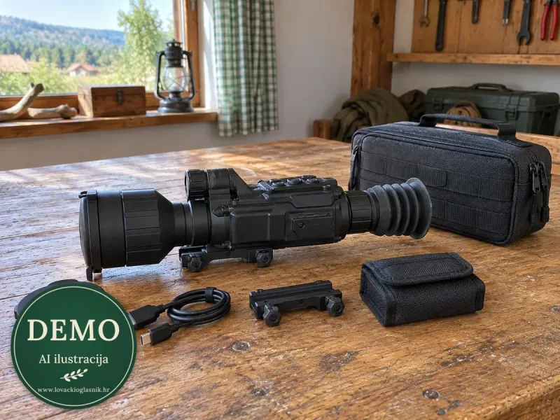 Pard NV007S — komplet s opremom