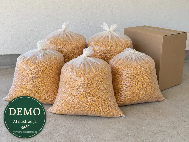 Kukuruz za prihranu 25 kg — nekorišteno