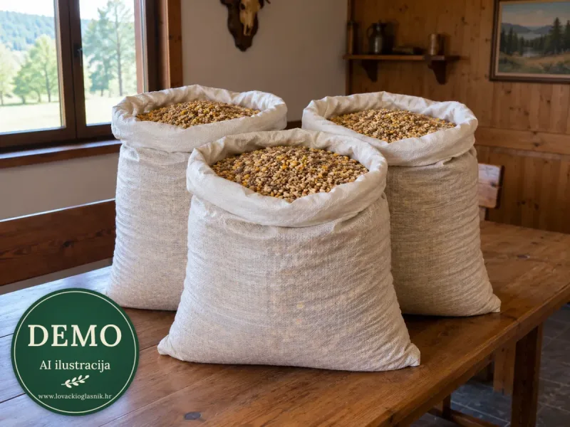 Mješavina žitarica 25 kg — odlično očuvano