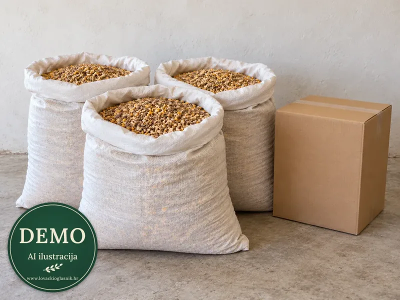 Mješavina žitarica 25 kg — nekorišteno