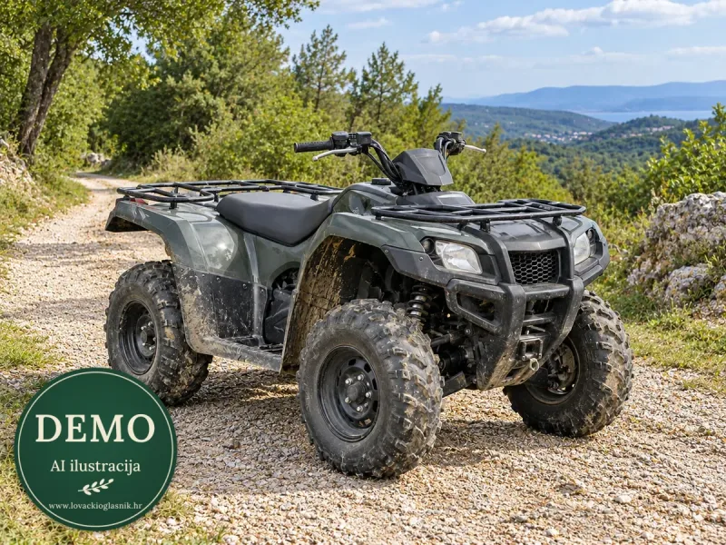 Yamaha Grizzly 700 — komplet s opremom