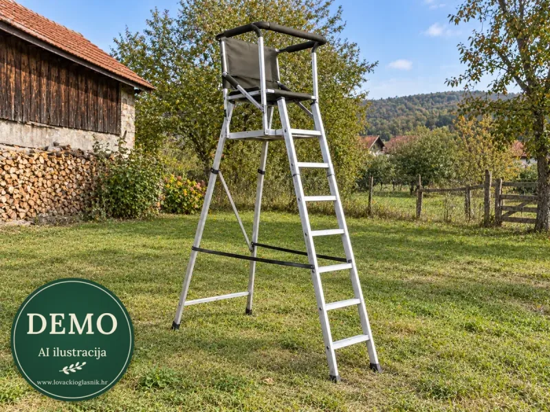 Prijenosna aluminijska čeka — nekorišteno