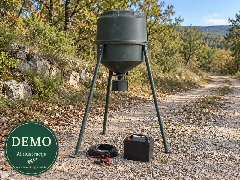 American Hunter hranilica — komplet s opremom