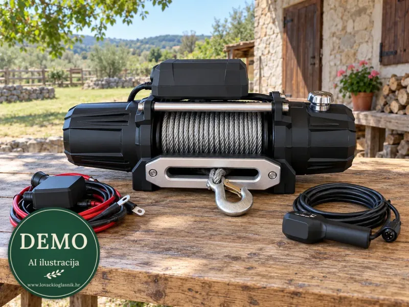 Warn VR EVO vitlo — komplet s opremom