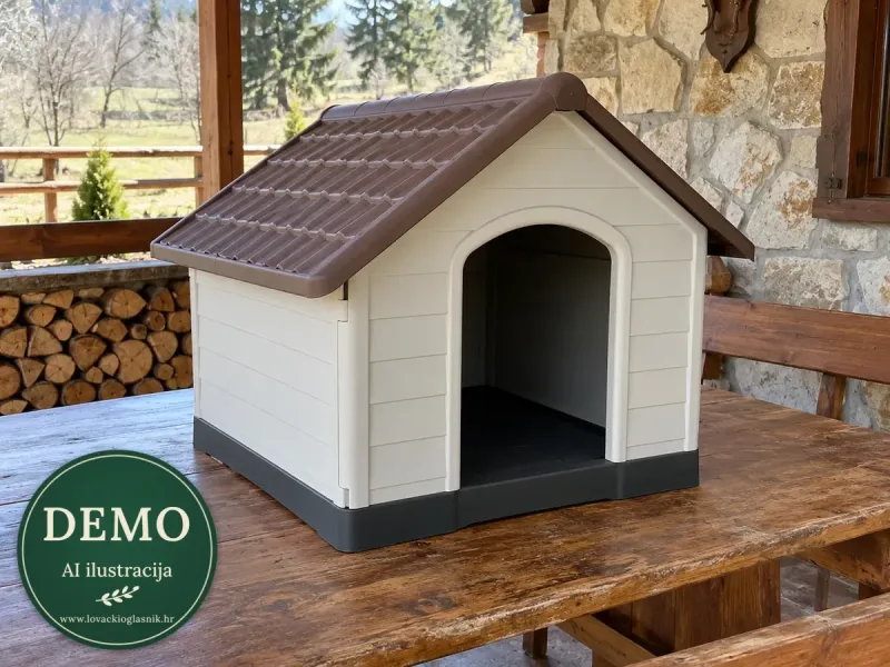 Ferplast Dogvilla kućica — odlično očuvano