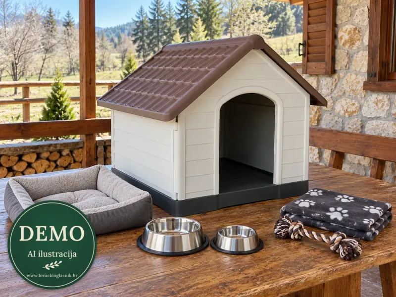 Ferplast Dogvilla kućica — komplet s opremom