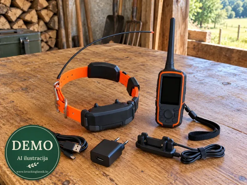 Garmin TT15 ogrlica — komplet s opremom
