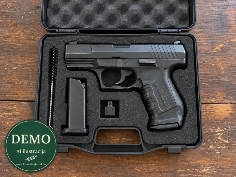 Umarex Walther P99 plinski — komplet s opremom