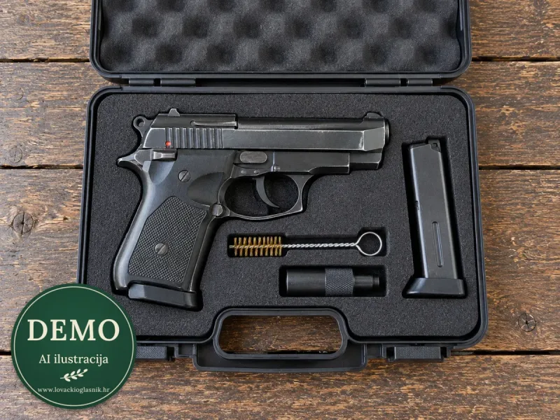 Zoraki 914 plinski — komplet s opremom